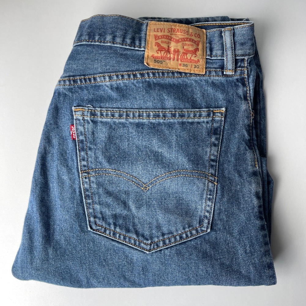 Men’s Levi’s 505 Regular Fit Jeans 36x30